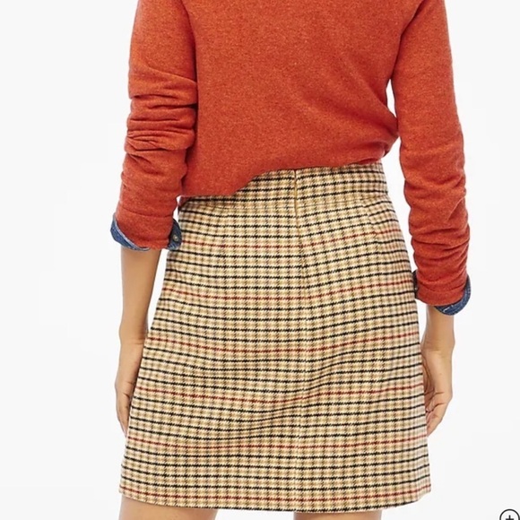 NWOT J. Crew Plaid Skirt - Picture 3 of 12